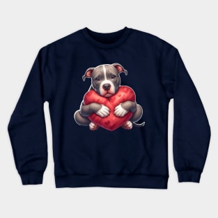 Pitbull Puppy Gifts Crewneck Sweatshirt